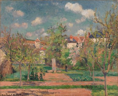 Garden in Full Sunlight by Camille Jacob Pissarro